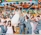 Bridesmaids & Groomsmen on Carousel