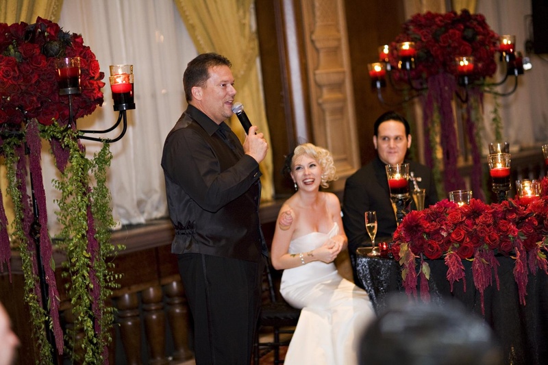 Floral Décor
Photography: Barnet Photography
Read More:
http://www.insideweddings.com/weddings/ashley-reeves-and-brandon-saller/261/ Sweetheart table decorated with red roses and red candles