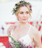 Vibrant and Eclectic Flower Crown, Natural
Photography: Lucas Rossi Photography
Read More:
http://www.insideweddings.com/weddings/bold-boho-chic-inspirational-outdoor-wedding-in-malibu-california/990/ vibrant eclectic flower crown natural california boho chic wedding styled shoot unique bright