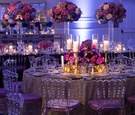 Purple Color Palette at Wedding Reception