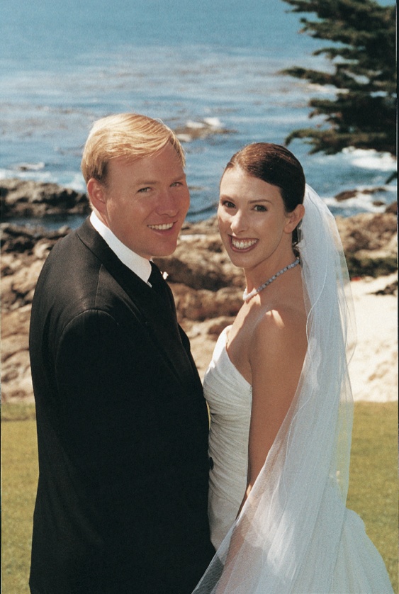 Bride and Groom by Ocean
Photography: Gina Taro Photography
Read More:
http://www.insideweddings.com/weddings/cliffside-wedding-overlooking-monterey-bay/78/ Groom in tuxedo and bride in veil and strapless gown