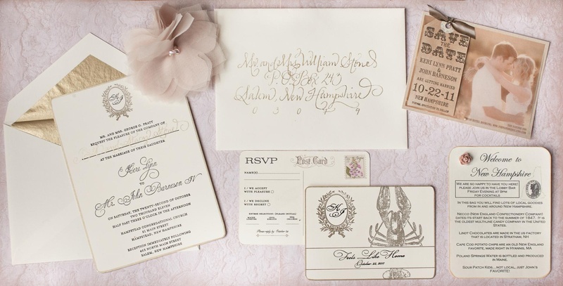 Vintage-Inspired Invitations
Photography: Jana Williams Photography
Read More:
http://www.insideweddings.com/weddings/ivory-gold-blush-lakefront-new-hampshire-wedding/412/ Wedding invite feels like home theme Keri Lynn Pratt