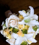 White and Yellow Bouquet
Photography: Kristin Spencer Photography
Read More:
http://www.insideweddings.com/weddings/producer-hilary-lefebvres-nature-inspired-wedding-in-beaver-creek/229/ bouquet of white lilies and yellow roses