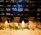 Pastoral Table Runner in Modern Wine Cellar