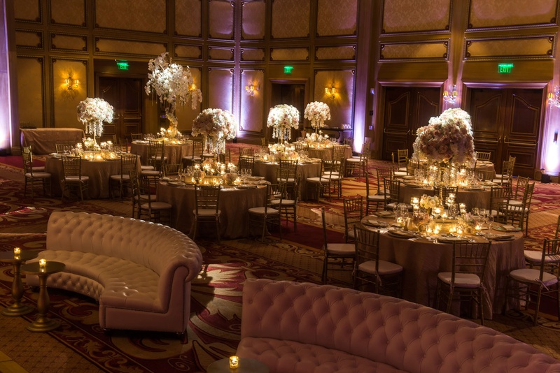 Tufted Lounge Furniture in Grand Del Mar
Photography: Boyd Harris Photographs
Read More:
http://www.insideweddings.com/weddings/a-jeweled-floral-wedding-at-fairmont-grand-del-mar-in-san-diego/745/ Reception space featuring orchid centerpieces and elegant tufted lounge furniture seating