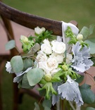 Rustic Floral Ceremony Chair Décor
Photography: Arden Photography
Read More:
http://www.insideweddings.com/weddings/chic-coastal-wedding-with-oyster-inspired-details-in-florida/850/ rustic seaside coastal ceremony floral décor foliage anemone roses white green