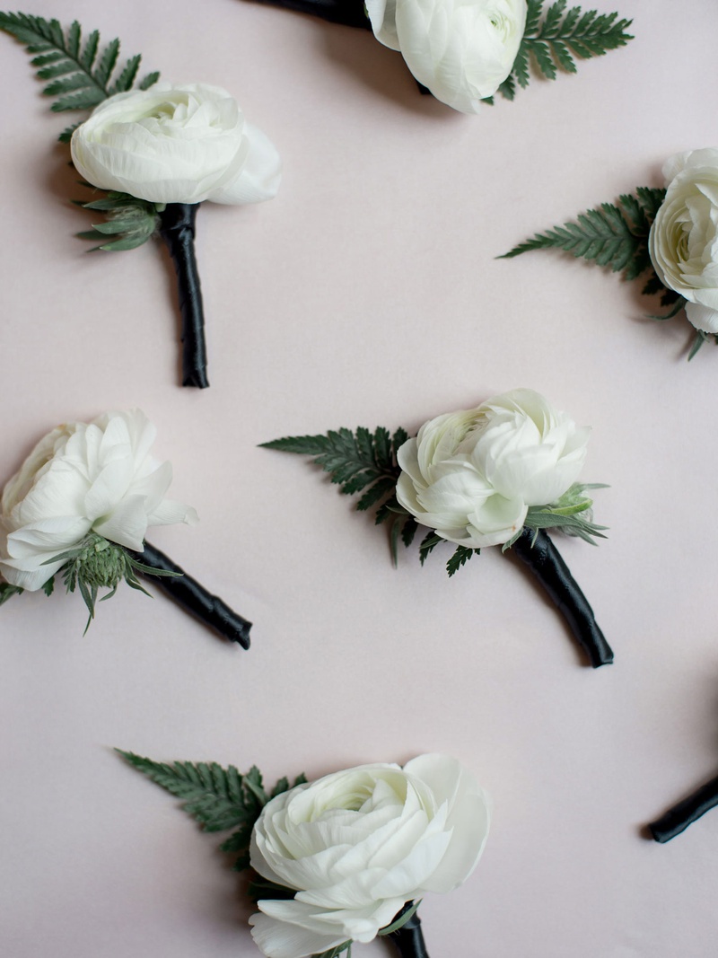 Ranunculus %26 Fern Boutonniere
Photography: Liz Banfield
Read More:
http://www.insideweddings.com/weddings/hometown-hotel-wedding-with-gorgeous-flowers-in-dallas-texas/1189/ wedding accessories groom groomsmen ranunculus white flower green leaf fern boutonniere