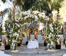 Floral-Encrusted Chuppah