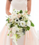 Bouquet with Variety of Flowers
Photography: Embrace Life Photography
Read More:
http://www.insideweddings.com/weddings/rooftop-ceremony-ballroom-reception-where-the-couple-first-met/1257/ bridal bouquet with roses, anemone, calla lily