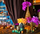 Vibrant Bar Florals & Lanterns
