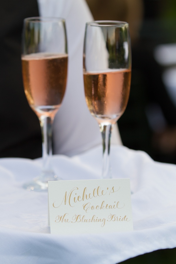Blushing Bride Cocktail
Photography: Aaron Watson Photography
Read More:
http://www.insideweddings.com/weddings/classic-virginia-wedding-inspired-by-grace-kellys-elegance/511/ Signature cocktail in Champagne glass with rose wine