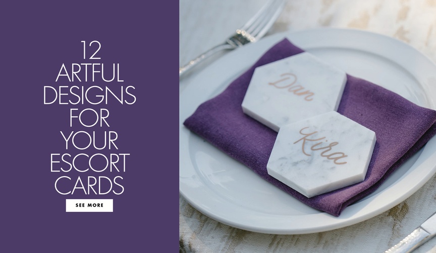 12 Escort Card Designs for Your Wedding Reception
Article: 12 Creative Design Ideas for Your Escort Cards
Photography: Karlisch Photography
Read More:
http://www.insideweddings.com/news/planning-design/12-creative-design-ideas-for-your-escort-cards/3822/ 12 escort name card designs wedding reception written calligraphy paper goods unique ideas