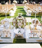 Sofreh Aghd at Outdoor Wedding
Photography: Lin %26 Jirsa Photography
Read More:
http://www.insideweddings.com/weddings/gorgeous-outdoor-ceremony-ballroom-reception-in-rancho-mirage/996/ White and gold mirror glamorous sofreh aghd table persian wedding ceremony outdoor lawn hotel venue