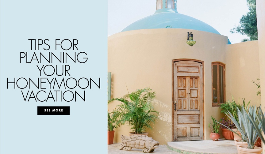 Planning Your Honeymoon
Article: Planning Your Honeymoon While Organizing Your Wedding
Photography: Carrie King Photographer
Read More:
http://www.insideweddings.com/news/travel-honeymoon/planning-your-honeymoon-while-organizing-your-wedding/4273/ tips for planning your honeymoon vacation while planning your wedding