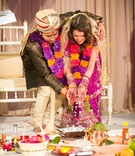 Bride and Groom Wed in Indian Ceremony
Photography: Premack Weddings
Read More:
http://www.insideweddings.com/weddings/dual-ceremony-with-indian-and-western-traditions/758/ bride and groom wed in traditional Indian Hindu ceremony