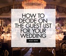 Finalizing Your Guest List
Article: How to Finalize Your Wedding Guest List
Photography: The Day
Read More:
http://www.insideweddings.com/news/planning-design/how-to-finalize-your-wedding-guest-list/4081/ how to decide on the guest list for your wedding finalizing the guest list