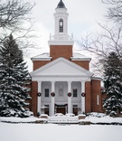 Snowy Church in Cleveland, Ohio
Photography: Karlisch Photography
Read More:
http://www.insideweddings.com/weddings/traditional-mass-classic-wedding-reception-on-new-years-eve/1261/ Church of St. Dominic in Cleveland, Ohio winter new year's eve wedding ceremony wreaths christmas