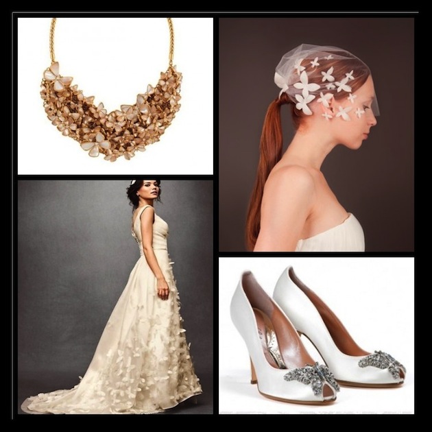 Butterfly Bridal Accessories Bridal Fashion Inside Weddings