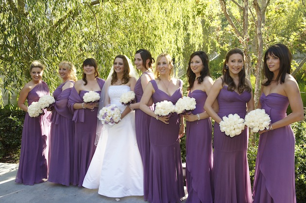 Violet Bridesmaid Dresses