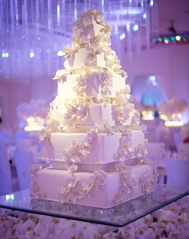 Square Wedding Cakes  Cake Ideas  Inside Weddings