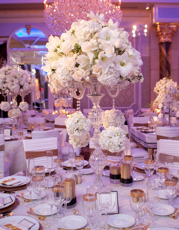 White Wedding Centerpieces Wedding Flowers Inside Weddings 7861