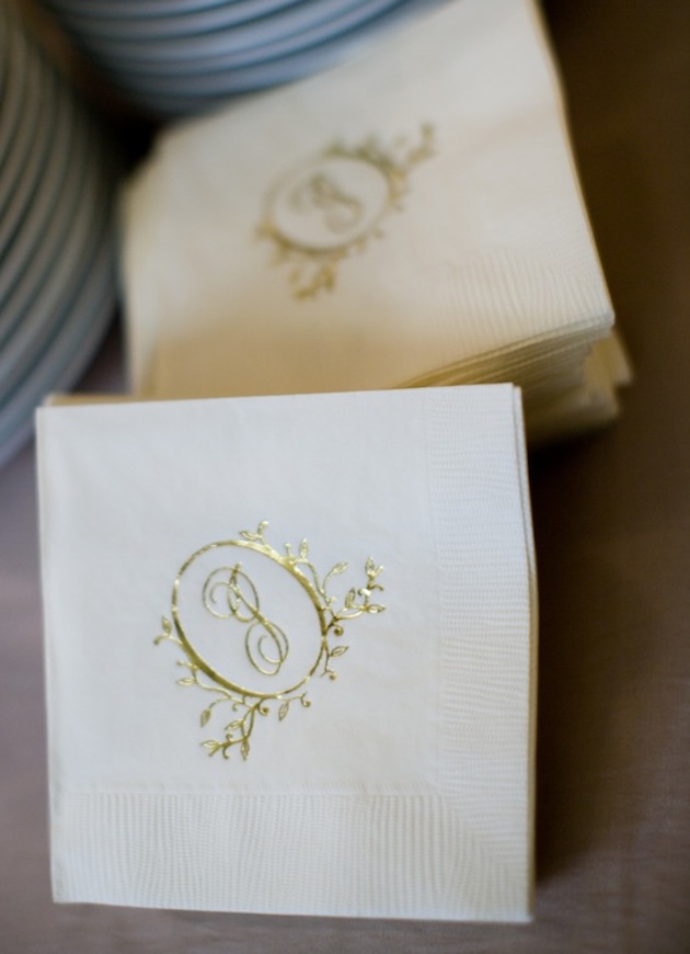 Custom Cocktail Napkins Wedding Cocktail Hour Style Inside Weddings