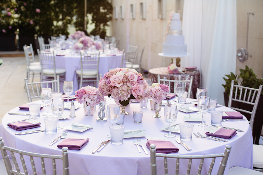 Wedding Color Palettes Purple Decor Inside Weddings