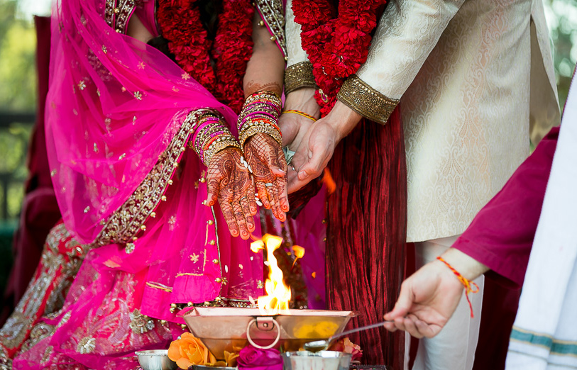 The Hindu wedding ceremony