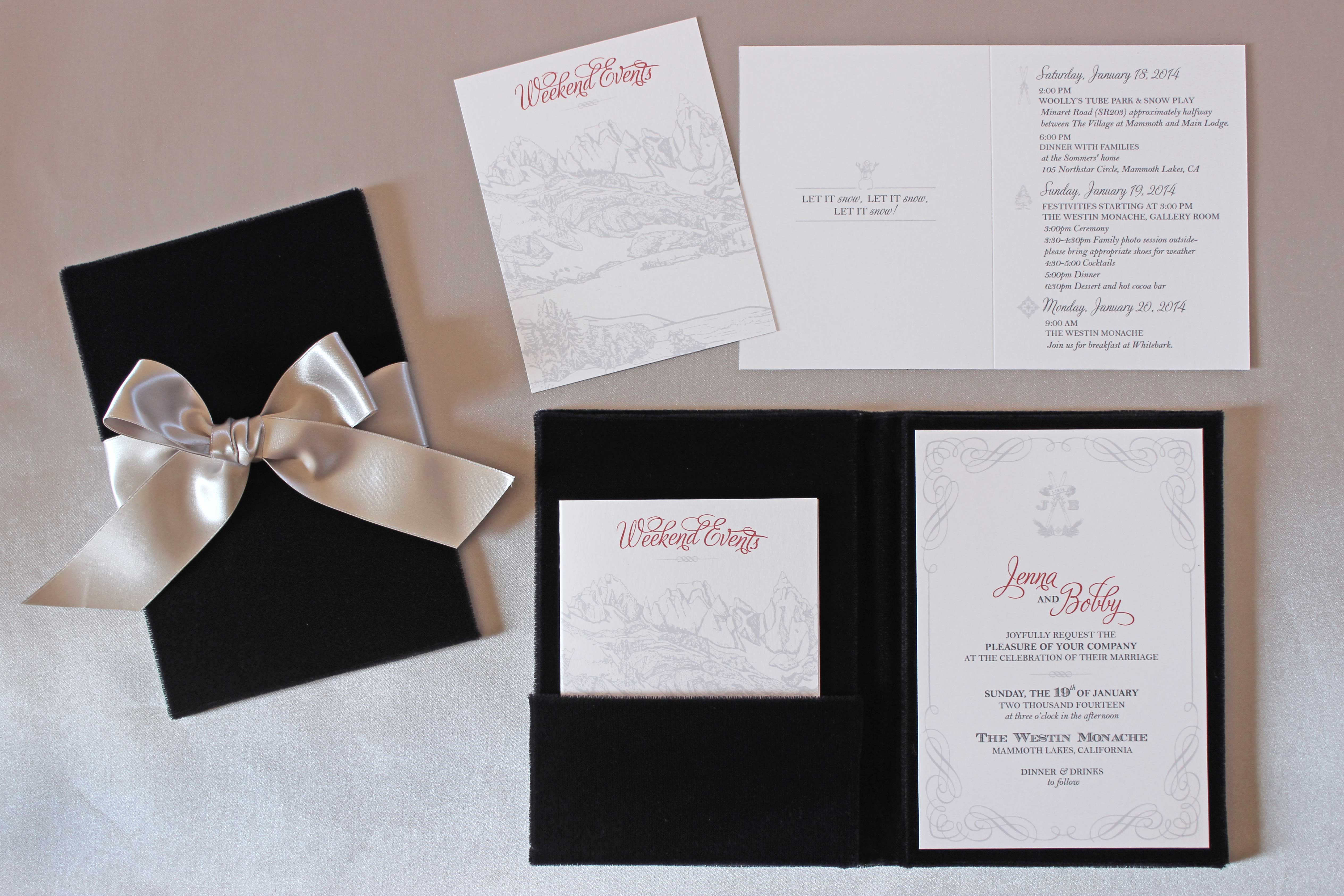 Winter Wedding Ideas Winter Wedding Invitations Inside Weddings