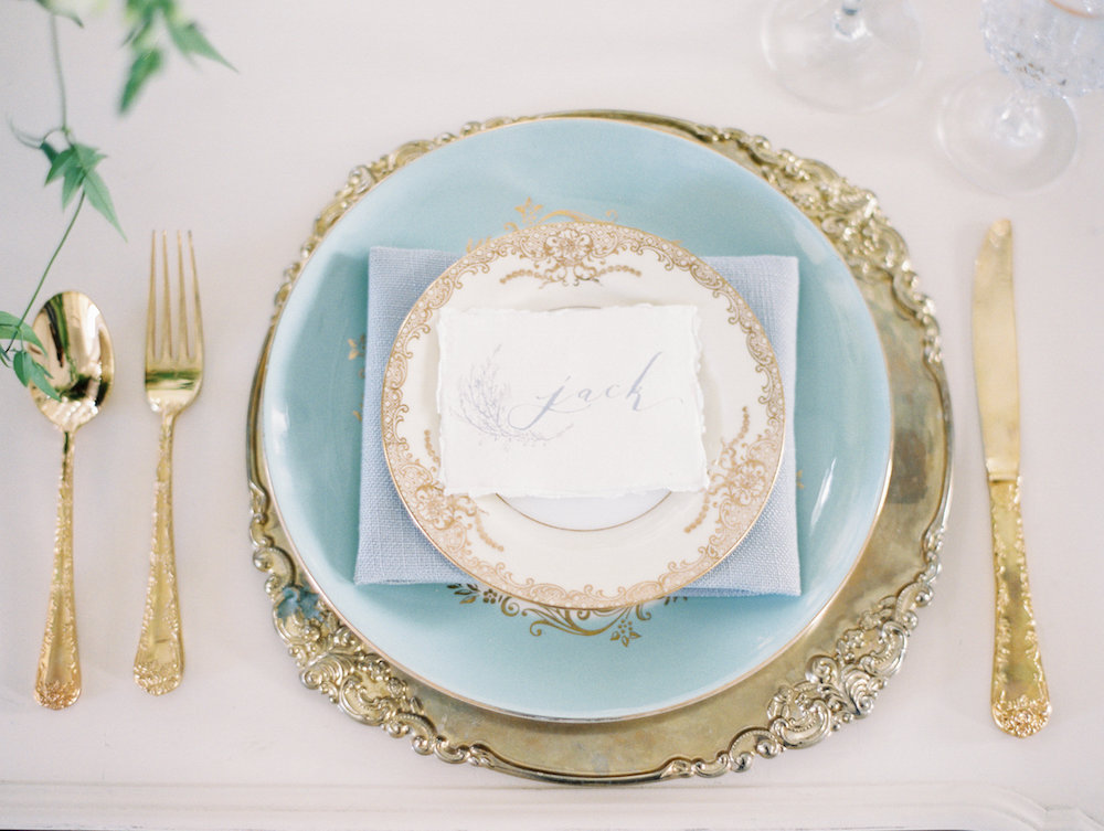 Wedding Trends Gold Flatware At Reception Table Settings Inside