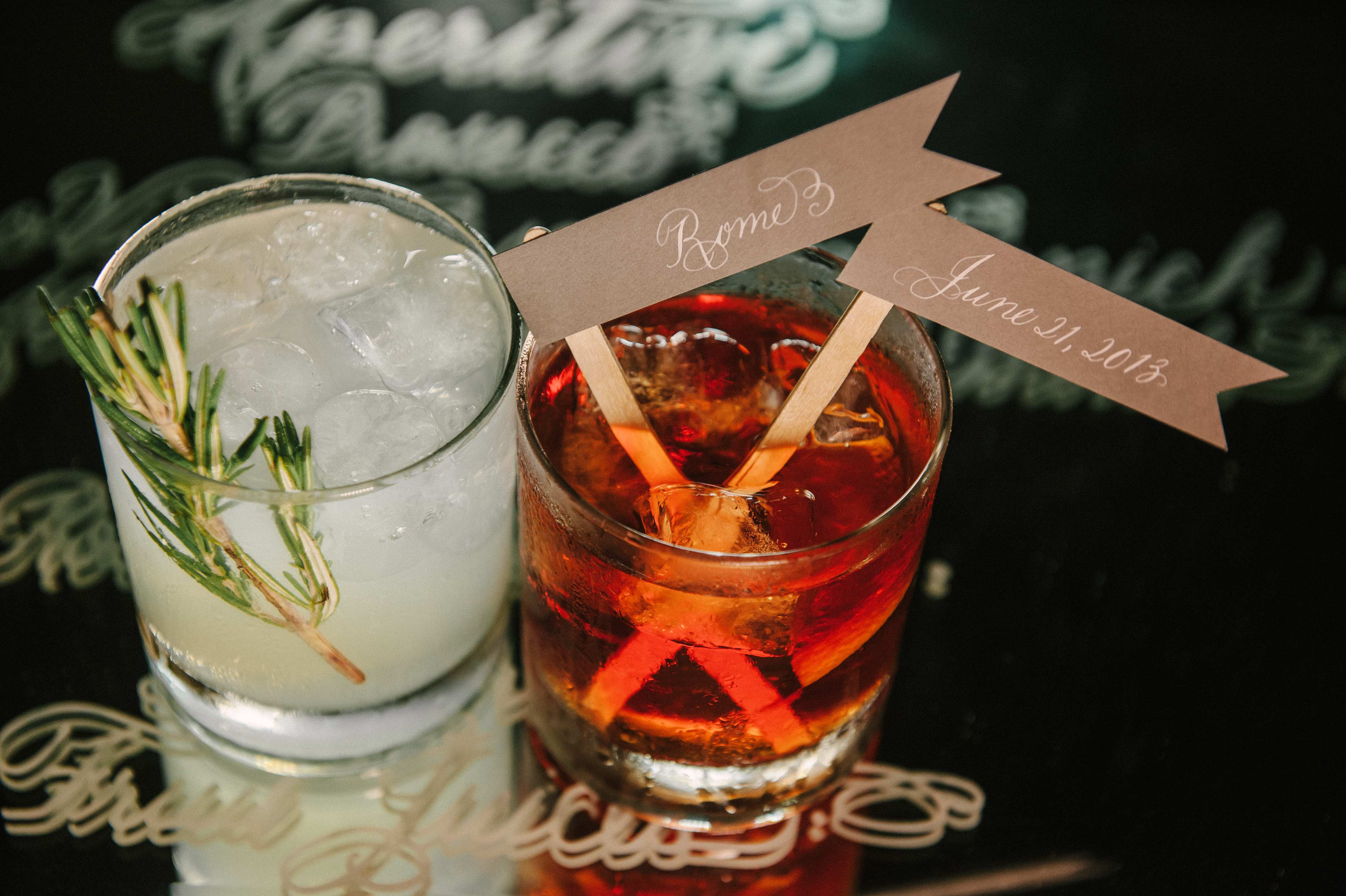 WeddingDay Cocktails 6 Creative Embellishment Options for Drinks