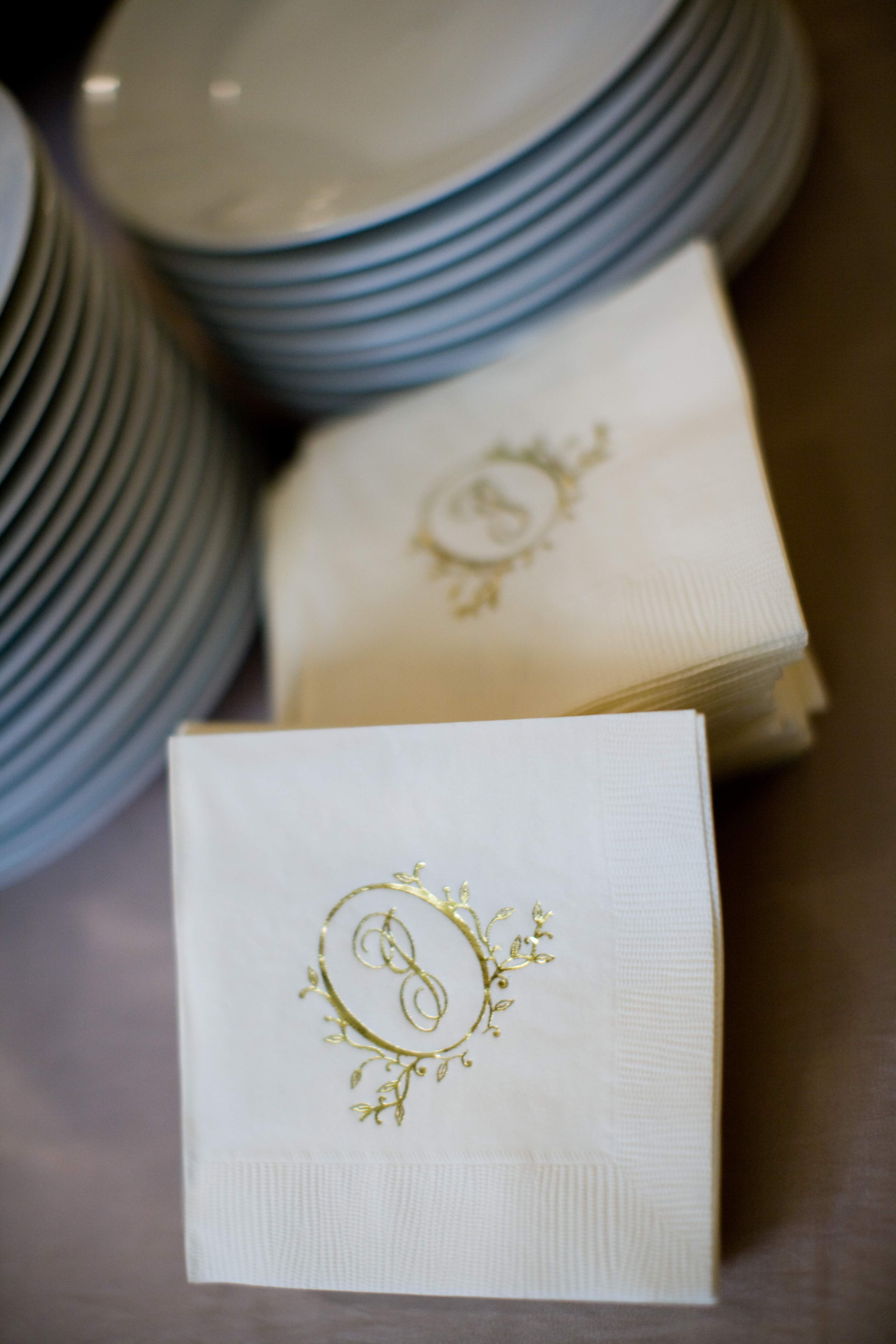 Wedding Ideas Custom Cocktail Napkins At Real Weddings Inside