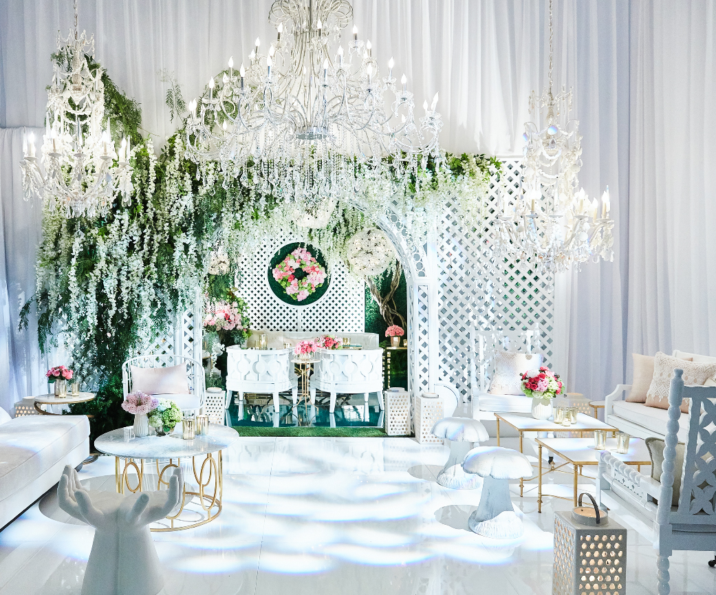 the white wedding lounge