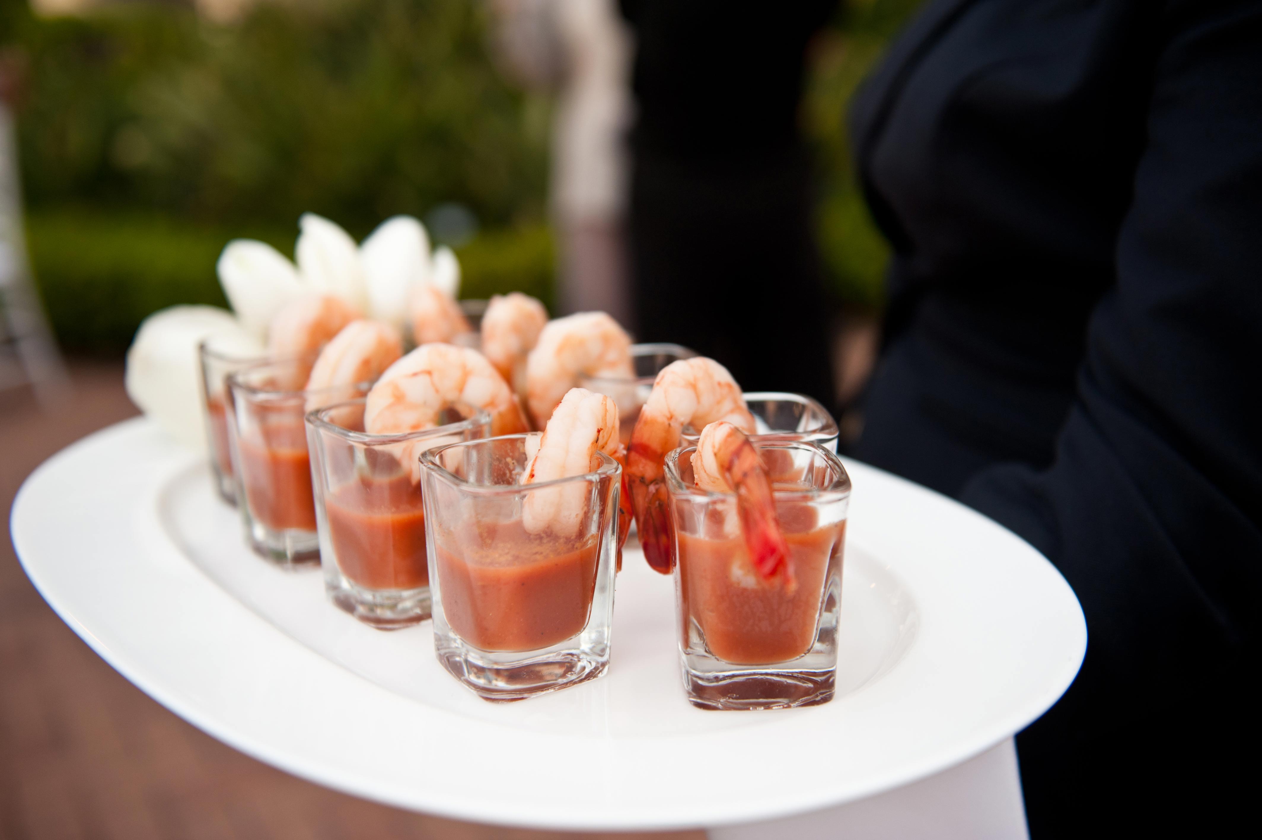 Wedding Cuisine Served in Glasses and Jars at Receptions ...