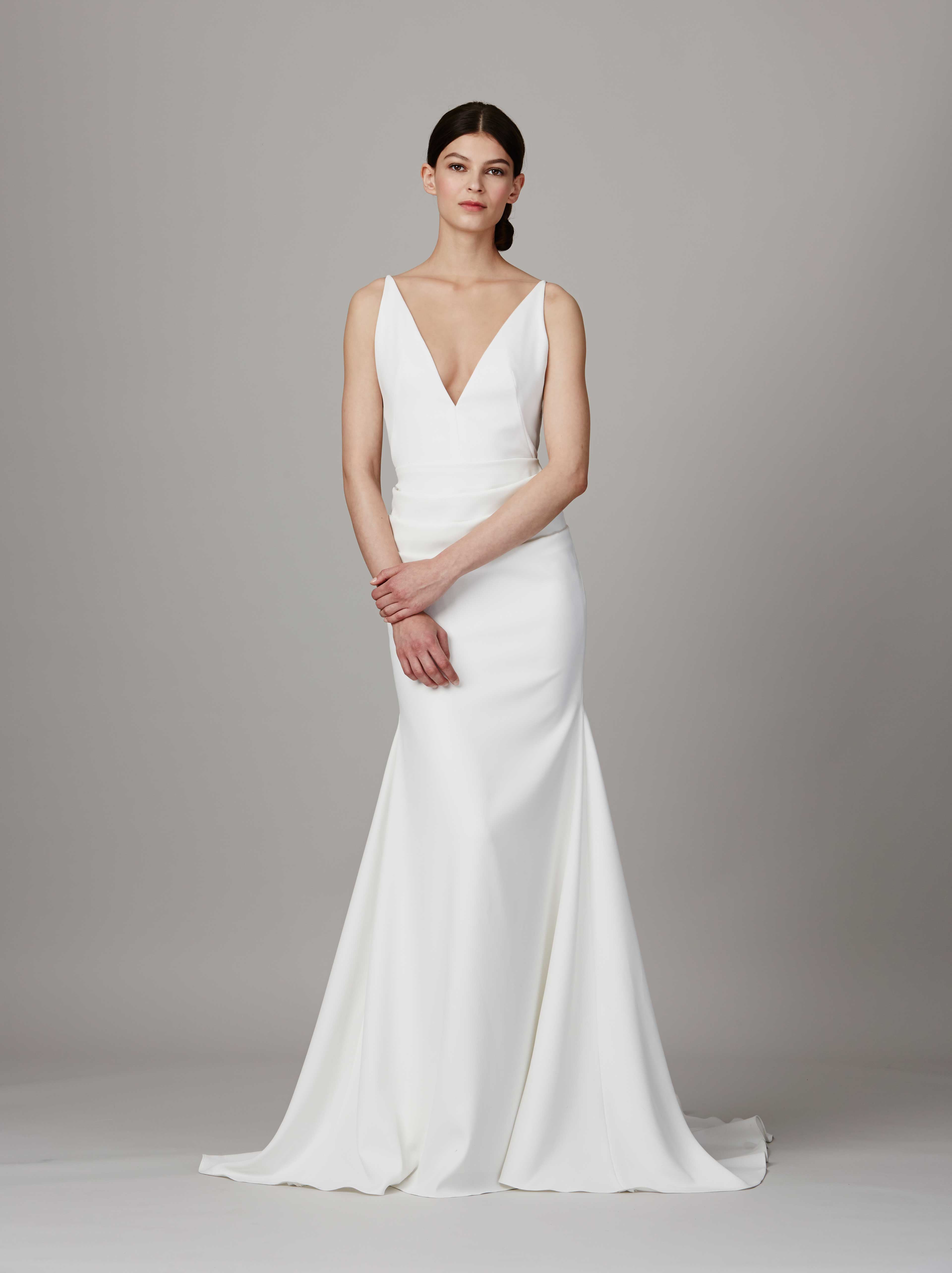 wedding dress classic simple