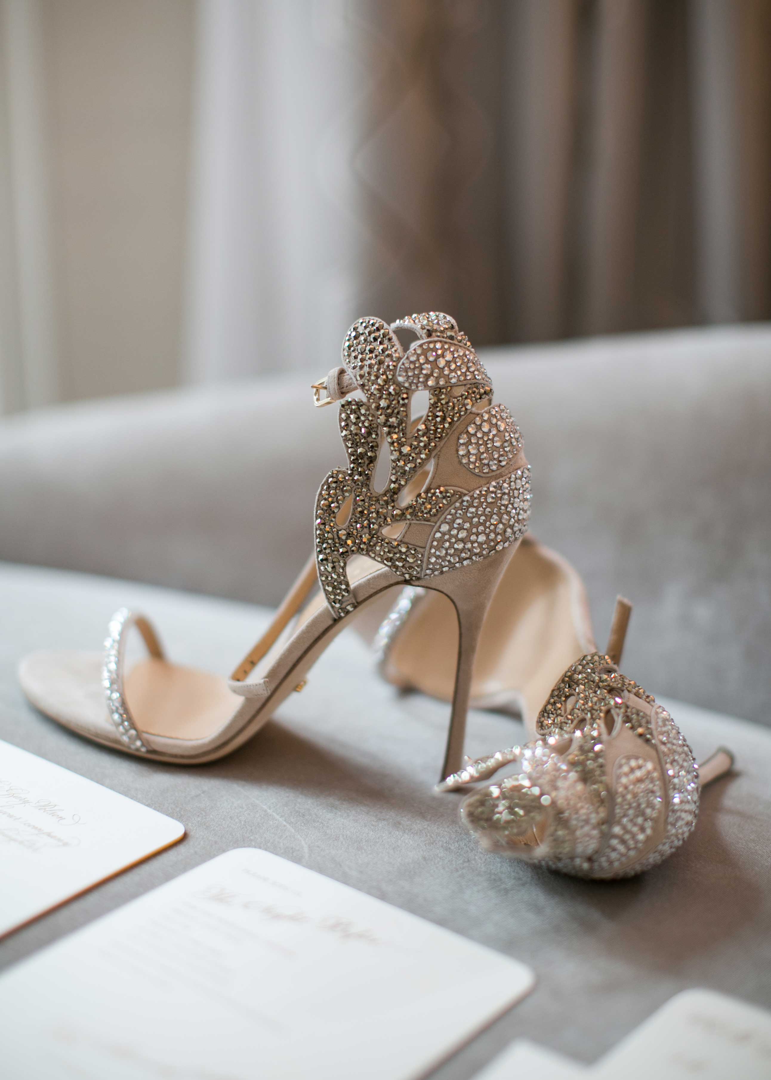 silver high heel sandals wedding