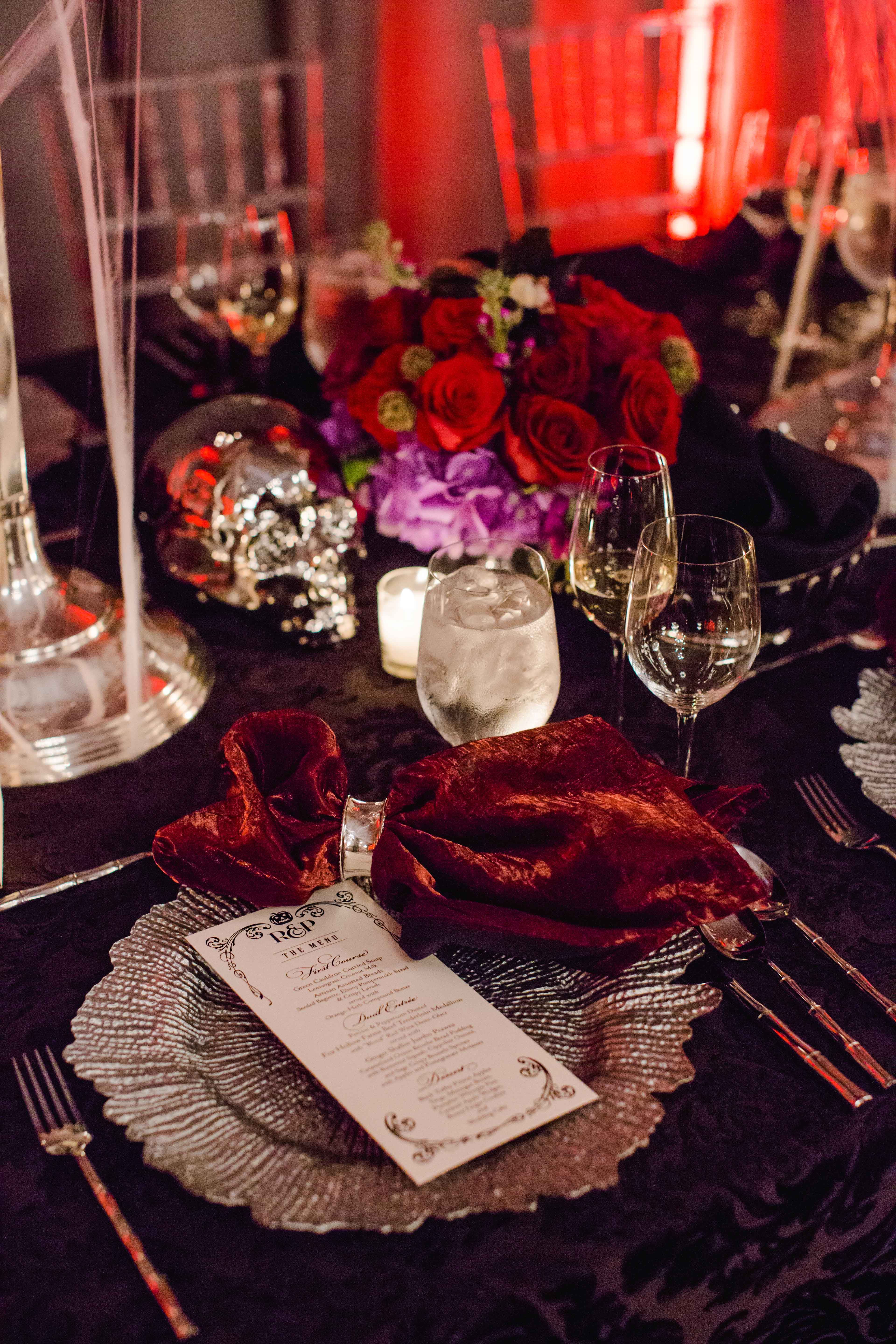 A Chic And Sophisticated Halloween Themed Wedding Inside Weddings