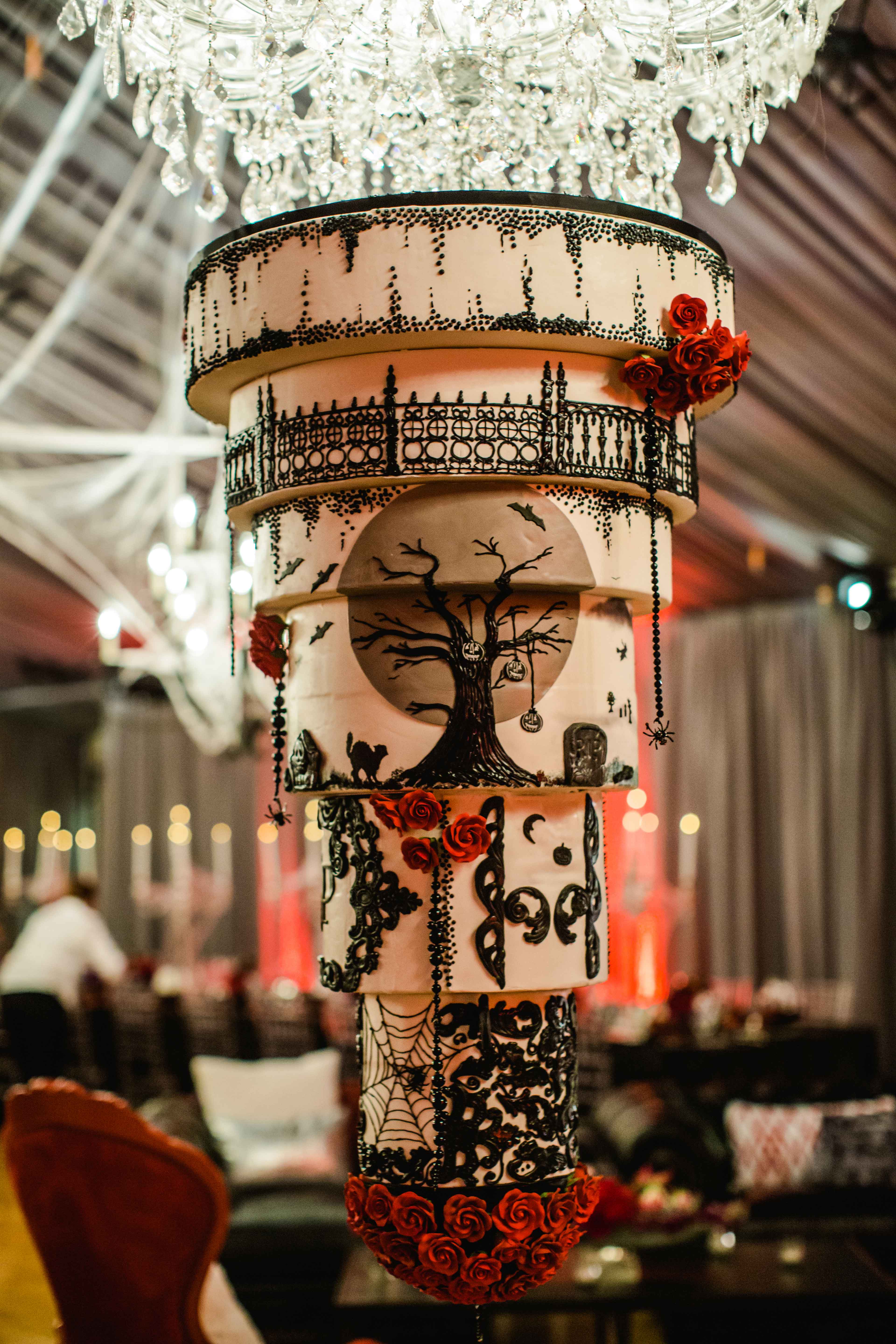 A Chic And Sophisticated Halloween Themed Wedding Inside Weddings