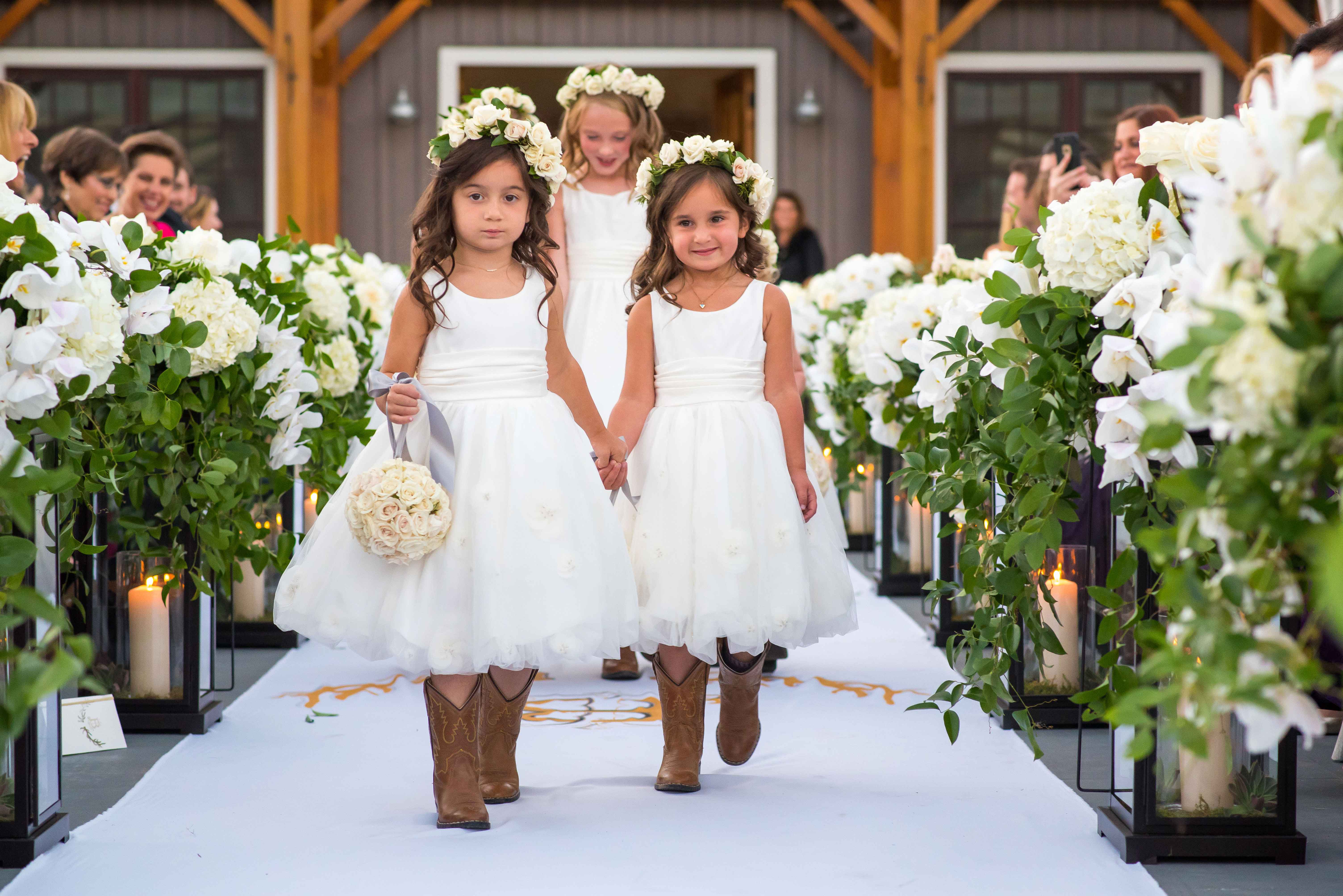 Stylish Cowgirl Boots For The Bridal Party On The Wedding Day