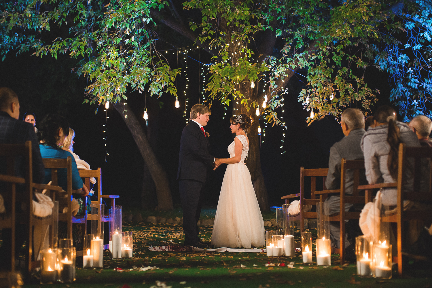 night time wedding dress