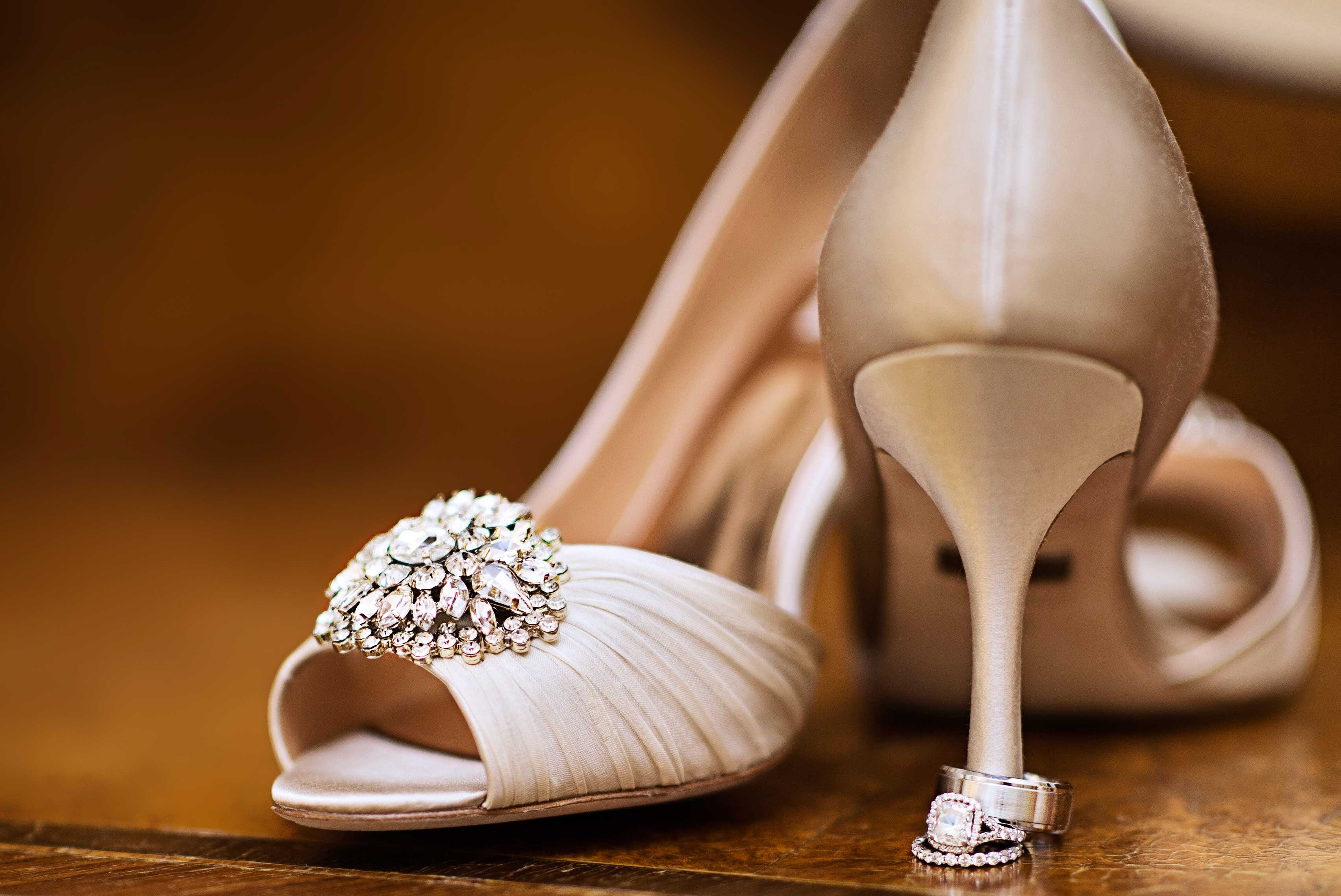 neutral wedding shoes