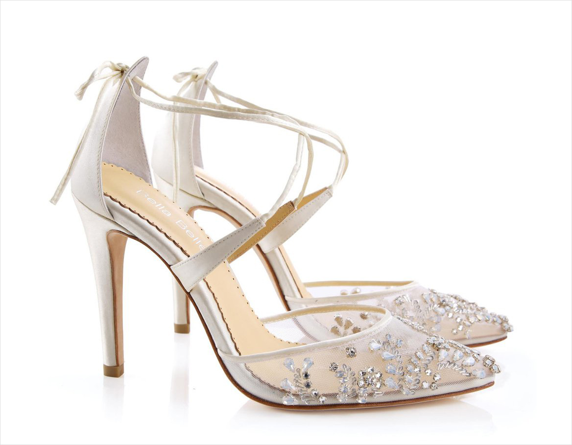 Wedding Shoes Shop White Bridal Heels For A Classic Look Inside