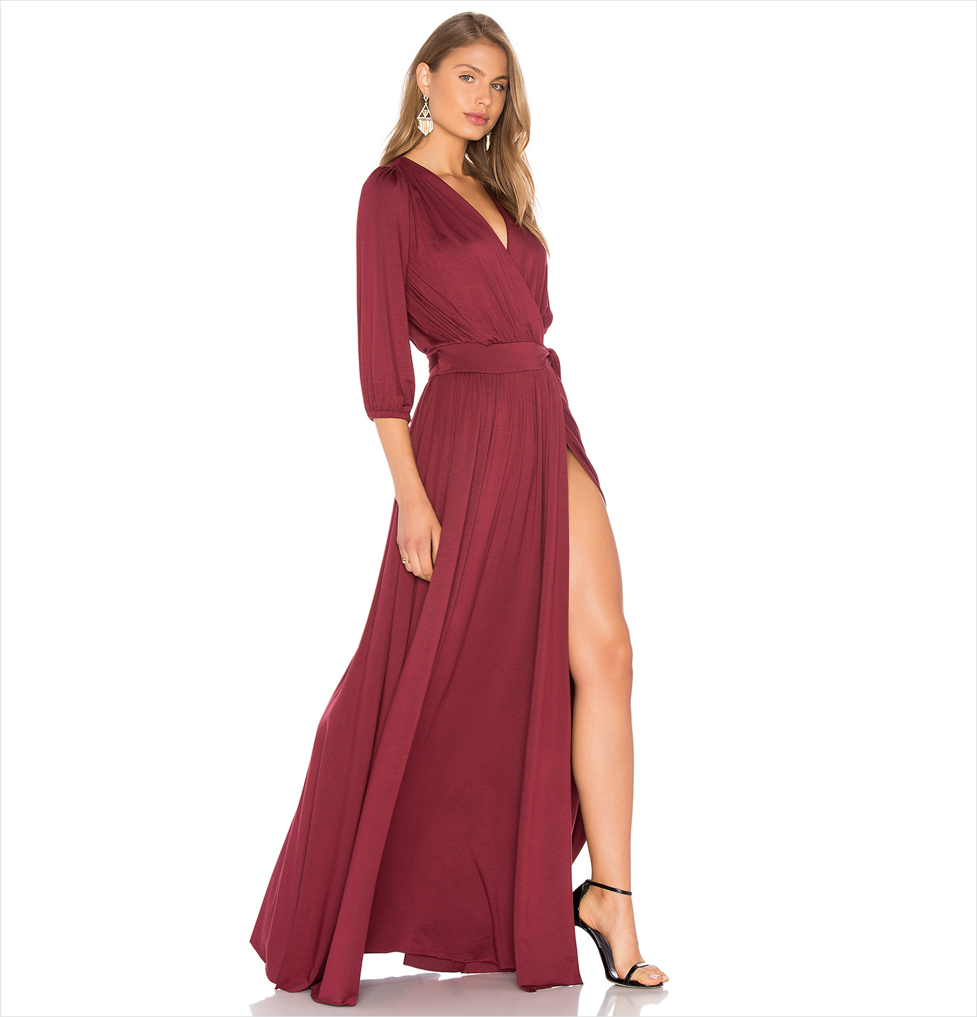 dresses with long sleeves for wedding guest