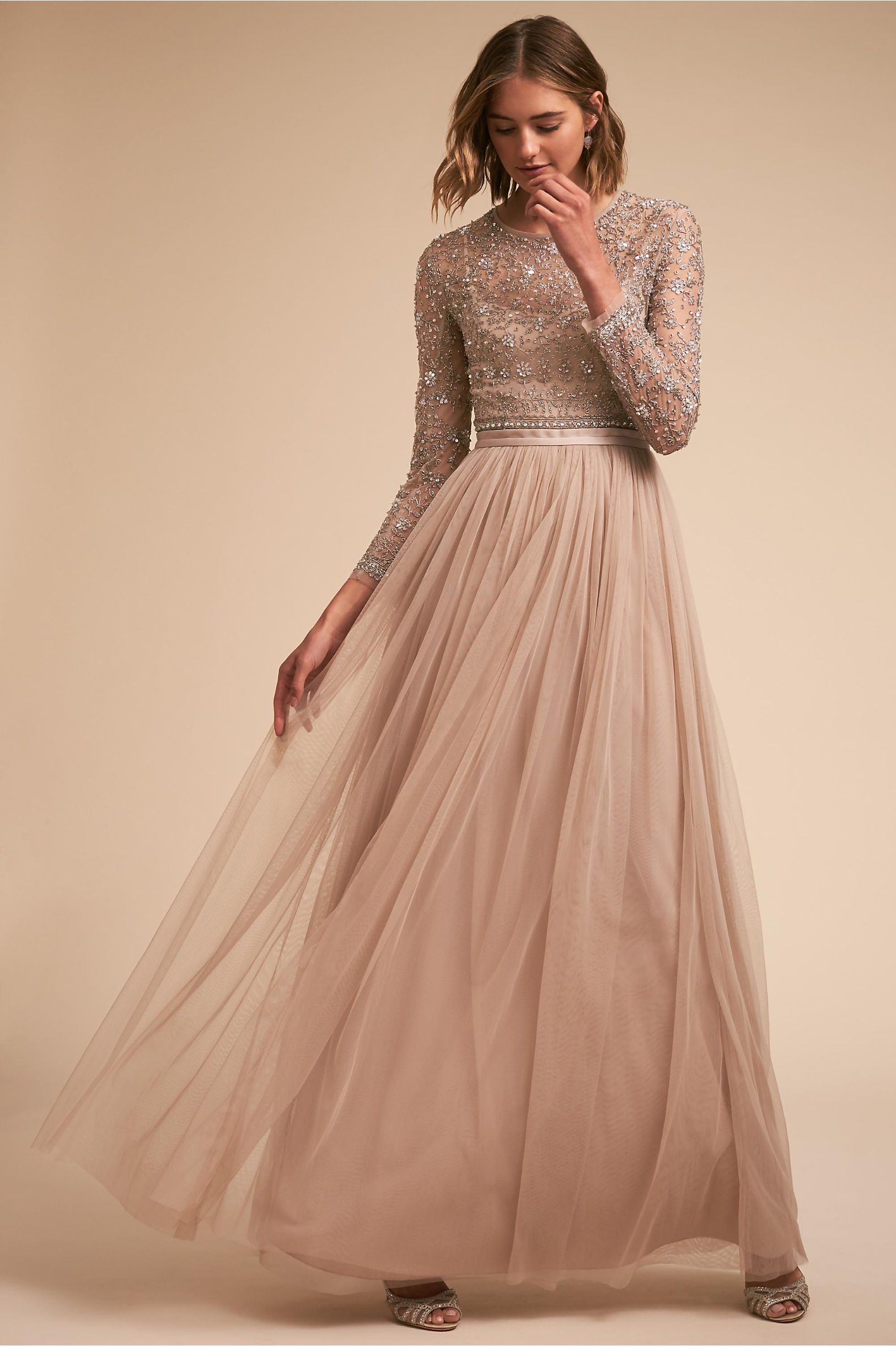 Wedding Guest Dress Ideas: Long Sleeve Dresses - Inside Weddings