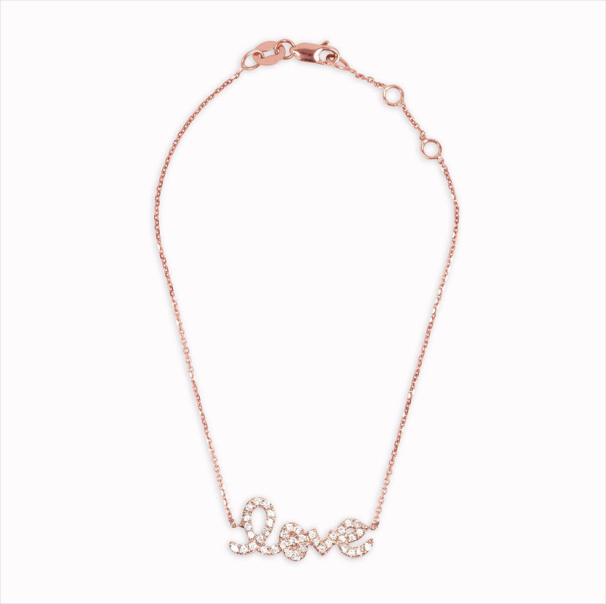 Gearys Sydney Evan love rose gold bracelet valentine's day gift ideas