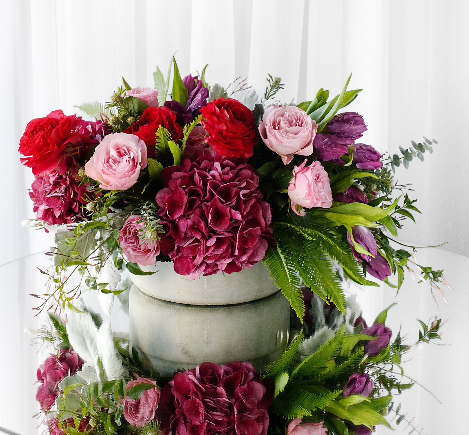 Spring romance flower arrangement the hidden garden valentine's day gift ideas