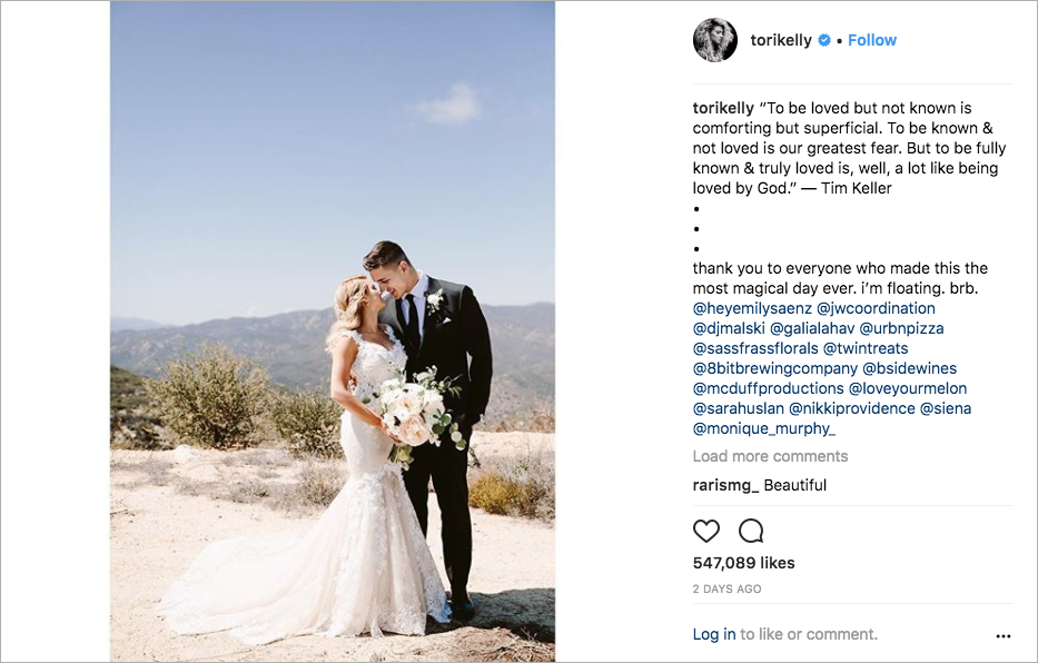 Tori Kelly and André Murillo Are Married!