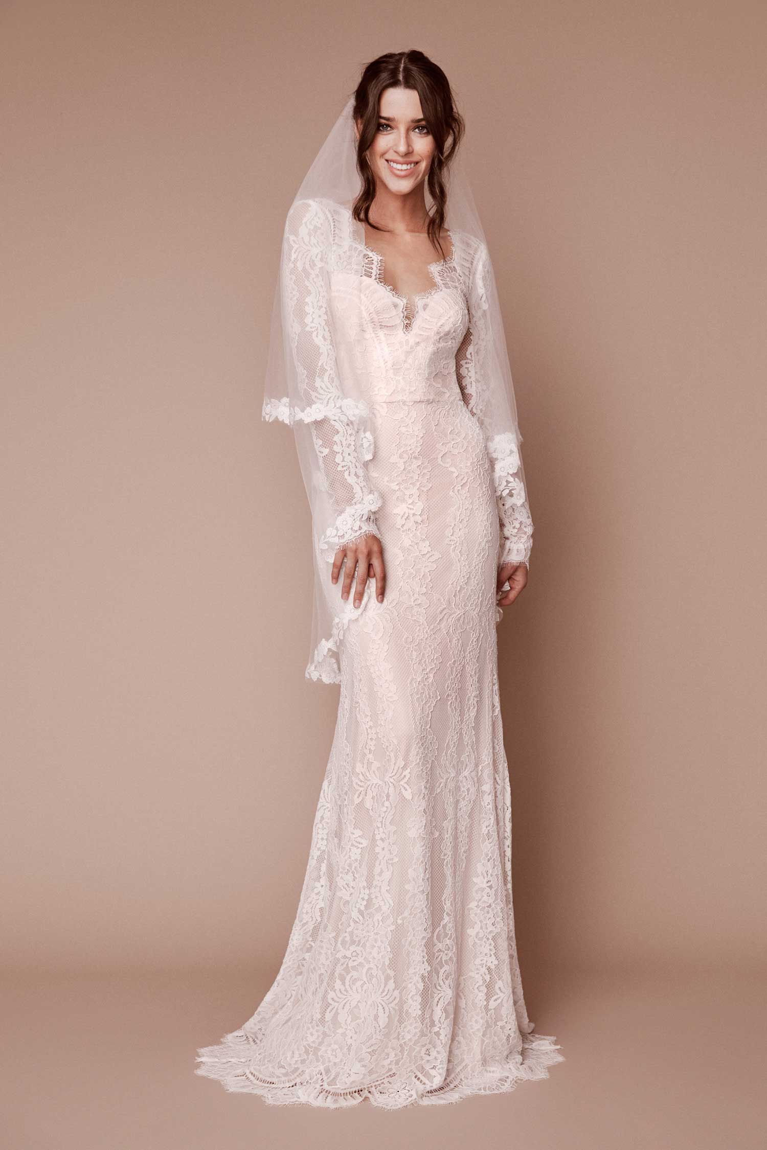 Long-Sleeve Wedding Dresses from Fall 