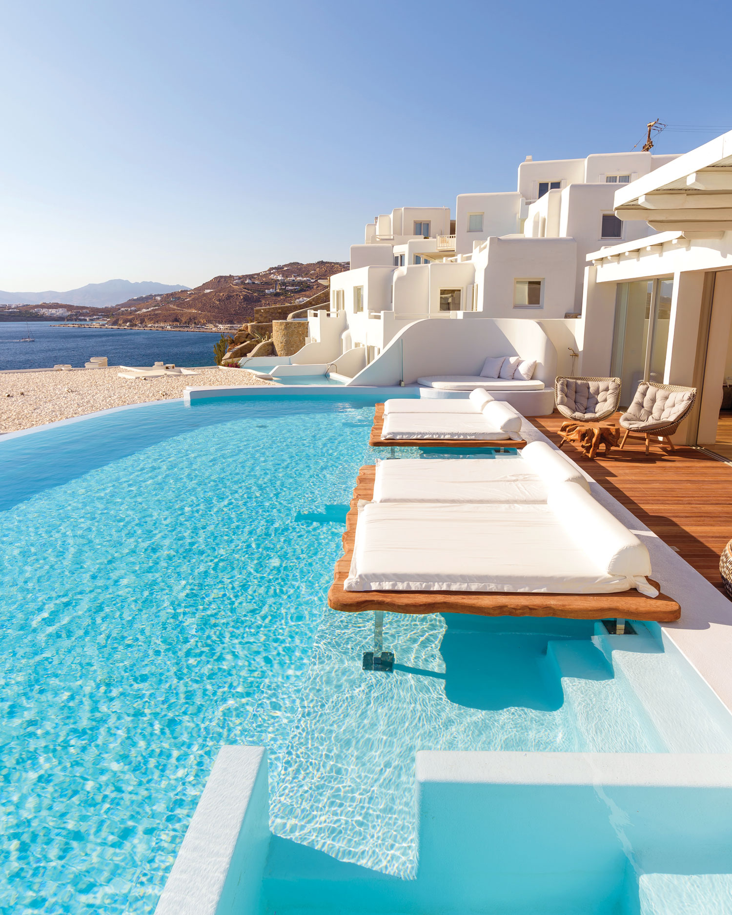Zena Foster and Durrell Tank Babbs honeymoon vacation cavo tagoo mykonos greece