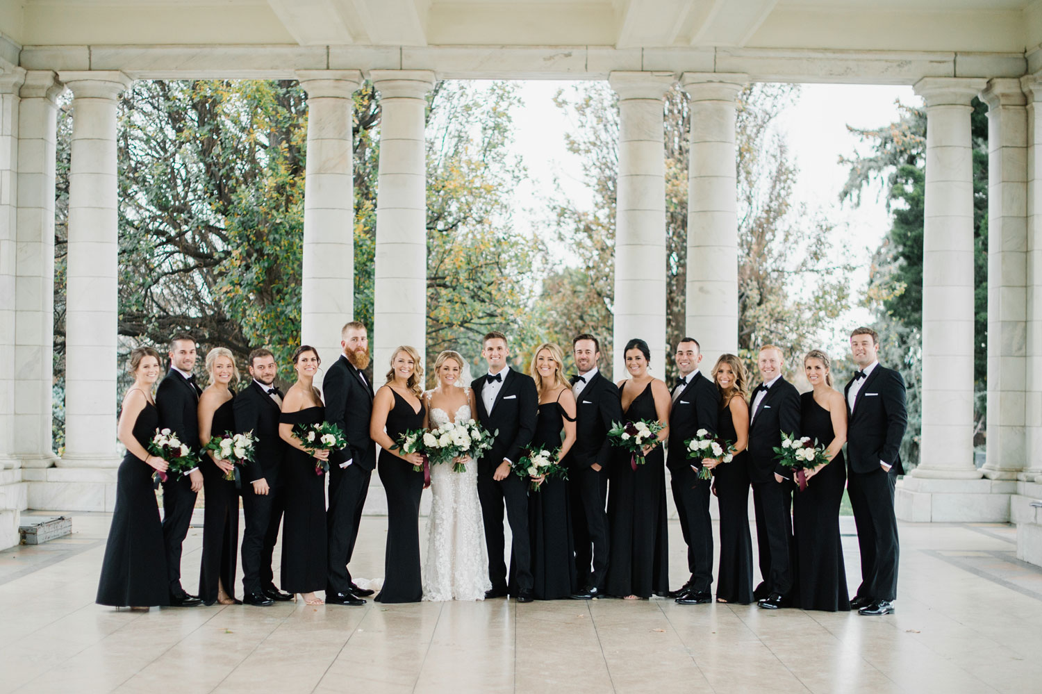 all black wedding guest attire